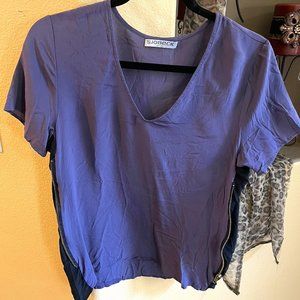 Purple Zipper Shirt
